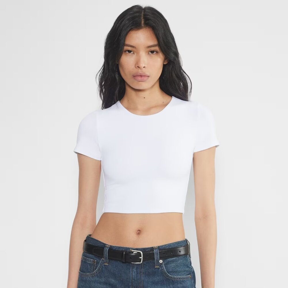 ✨ Babaton Contour Tee (Bone) | Aritzia
